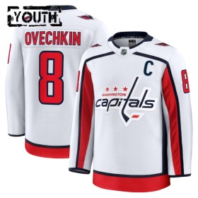 Maillot de Hockey Washington Capitals Fanatics Premium Alexander Ovechkin 2024-25 Blanc Extérieur - Enfant